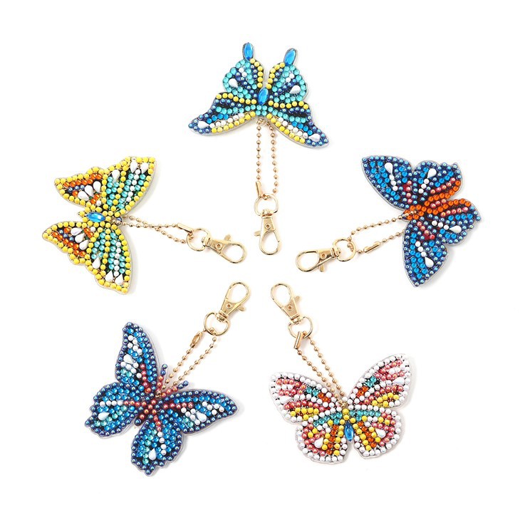 DIY Diamond Painting Keychain
