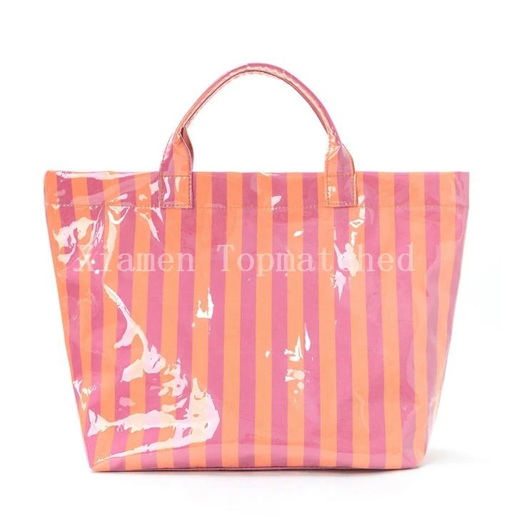 reinforced-handle-stitching-pvc-kraft-paper-tote-bag